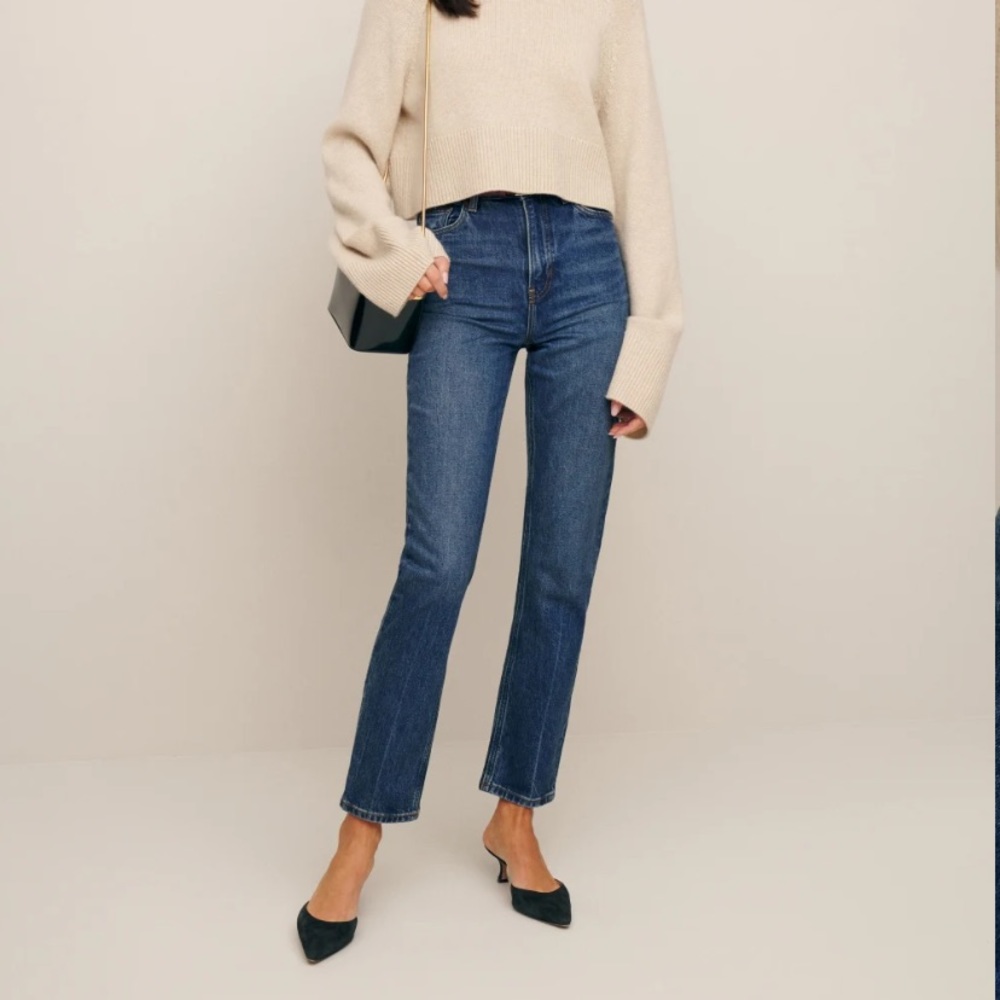 Liza Ultra High Rise Straight Jeans
